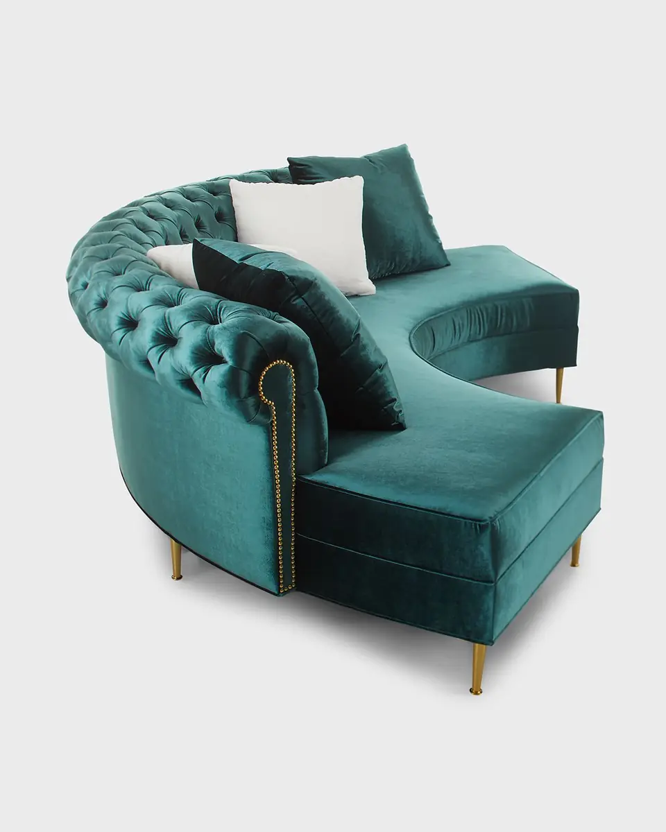 Haute House Charlotte Curved Sofa | Thumbnail 5 Haute House Charlotte Curved Sofa | Thumbnail 5