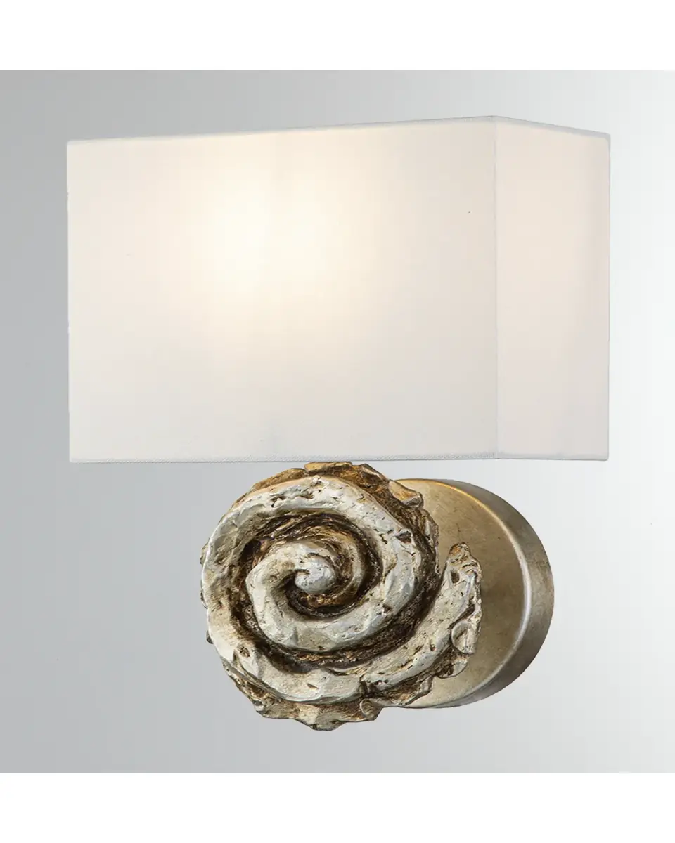 Lucas McKearn Swirl Large Sconce in Bone | Thumbnail 2 Lucas McKearn Swirl Large Sconce in Bone | Thumbnail 2