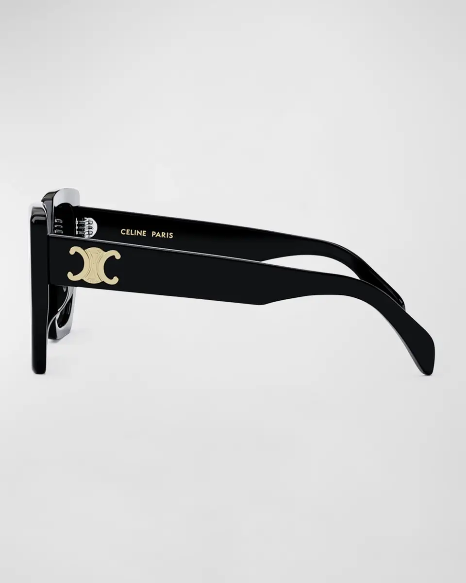 Celine Triomphe Logo Acetate Butterfly Sunglasses | Thumbnail 3 Celine Triomphe Logo Acetate Butterfly Sunglasses | Thumbnail 3