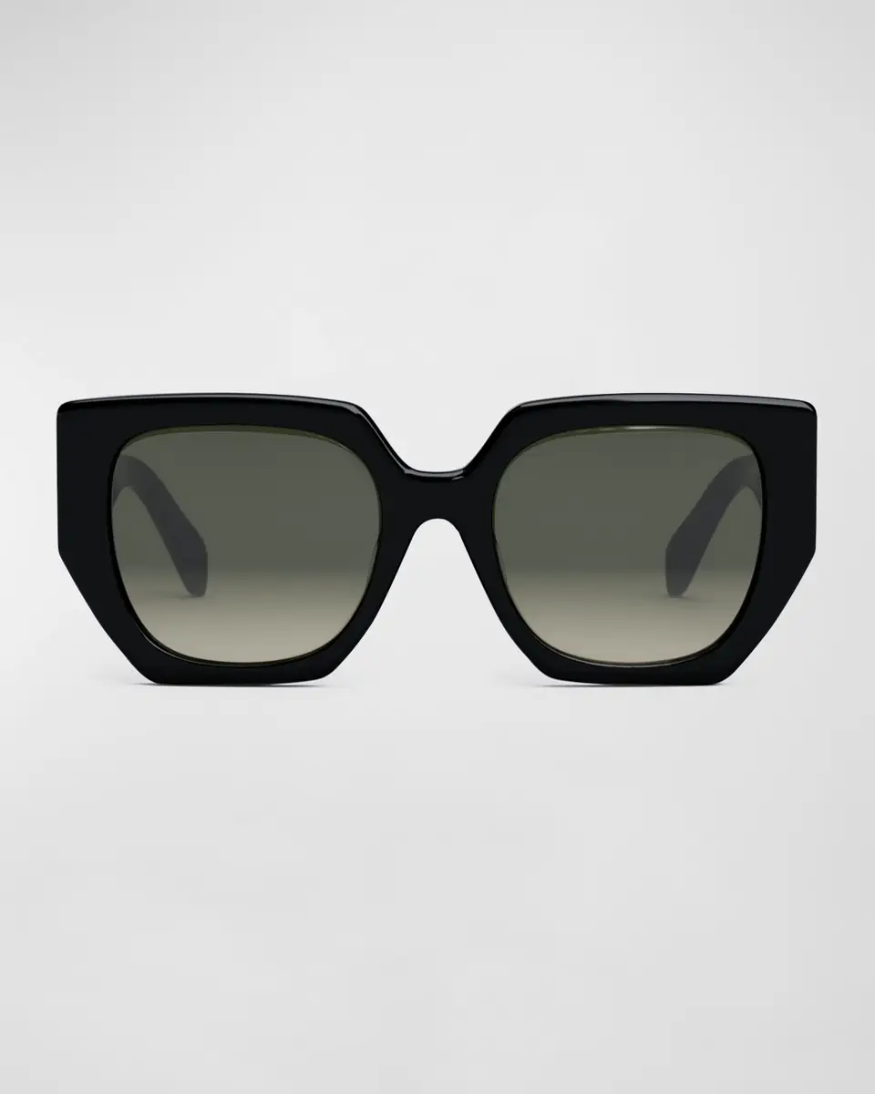 Celine Triomphe Logo Acetate Butterfly Sunglasses | Thumbnail 4 Celine Triomphe Logo Acetate Butterfly Sunglasses | Thumbnail 4
