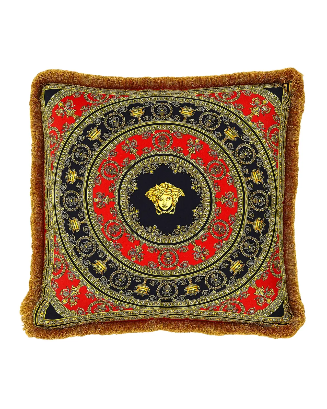 Versace I Heart Baroque Pillow, 18"sq.
