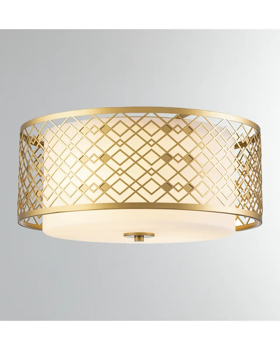 Lucas McKearn Ziggy Flush Mount in Lacquered Silver | Thumbnail 2 Lucas McKearn Ziggy Flush Mount in Lacquered Silver | Thumbnail 2