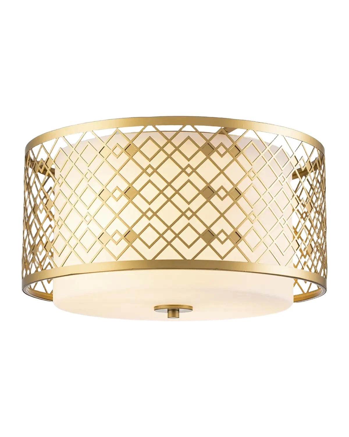 Lucas McKearn Ziggy Flush Mount in Lacquered Silver