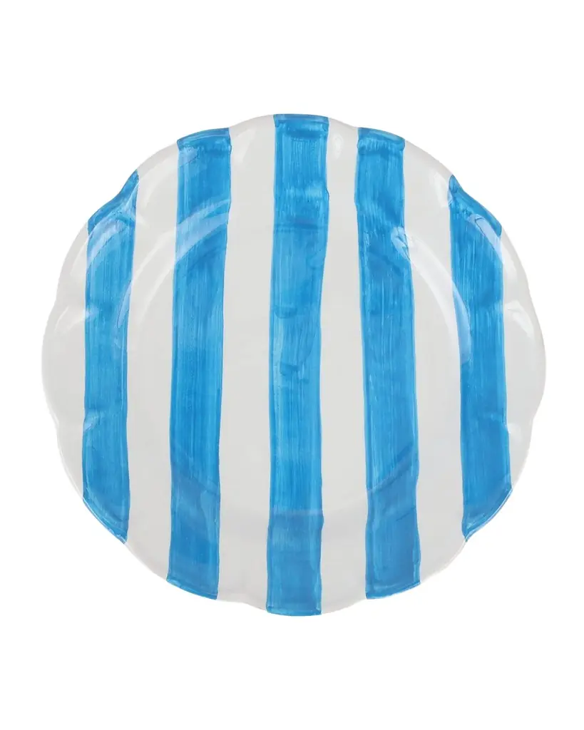Vietri Amalfitana Stripe Salad Plate | Image 1 Vietri Amalfitana Stripe Salad Plate | Image 1