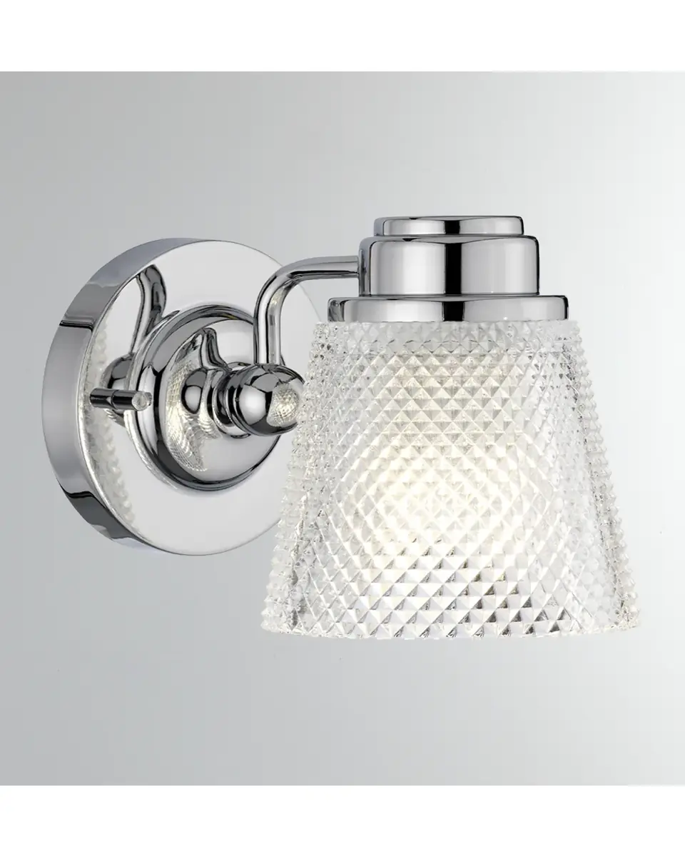 Lucas McKearn Hudson 1-Light Bath Light in Polished Chrome | Thumbnail 2 Lucas McKearn Hudson 1-Light Bath Light in Polished Chrome | Thumbnail 2