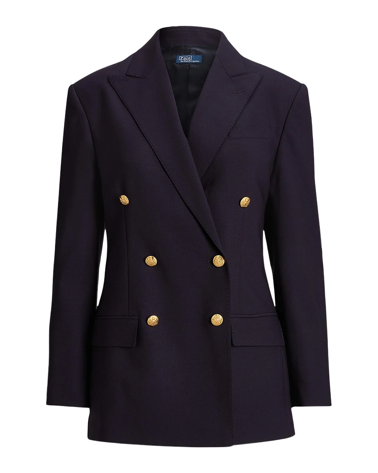 Polo Ralph Lauren Double-Breasted Wool-Blend Blazer