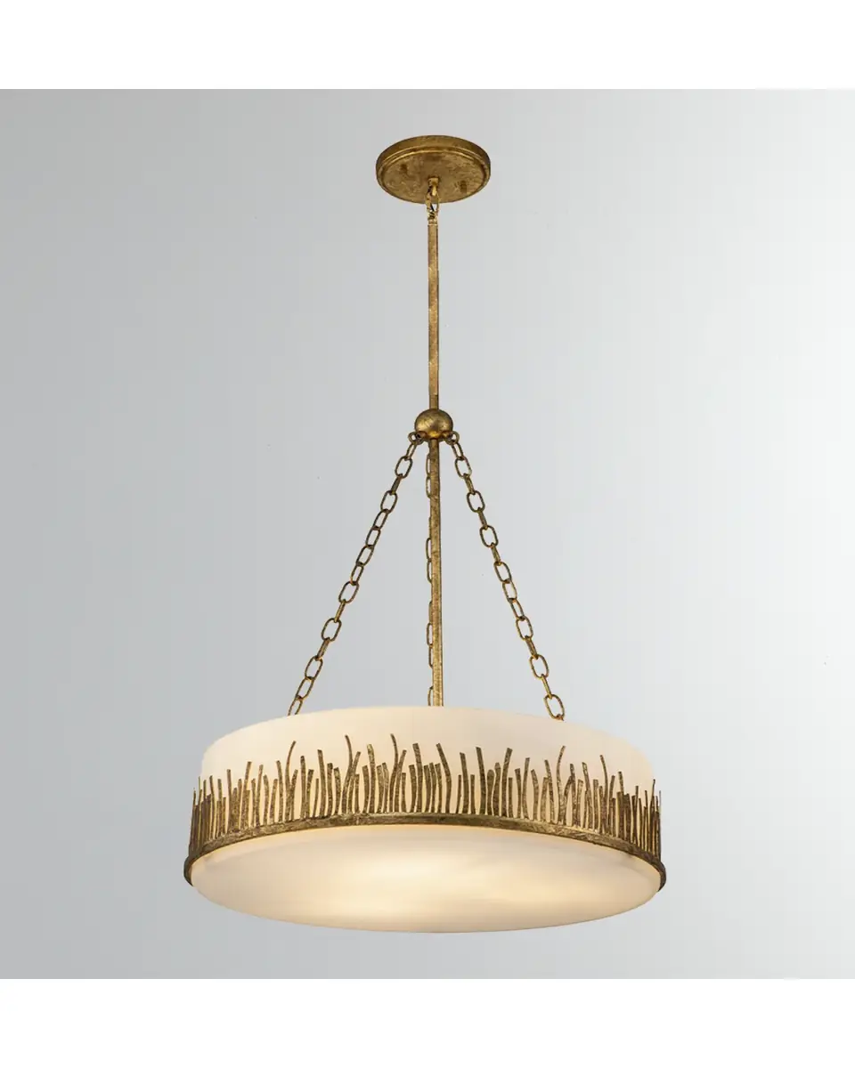 Lucas McKearn Sawgrass Large Pendant Light, Gold Leaf | Thumbnail 2 Lucas McKearn Sawgrass Large Pendant Light, Gold Leaf | Thumbnail 2