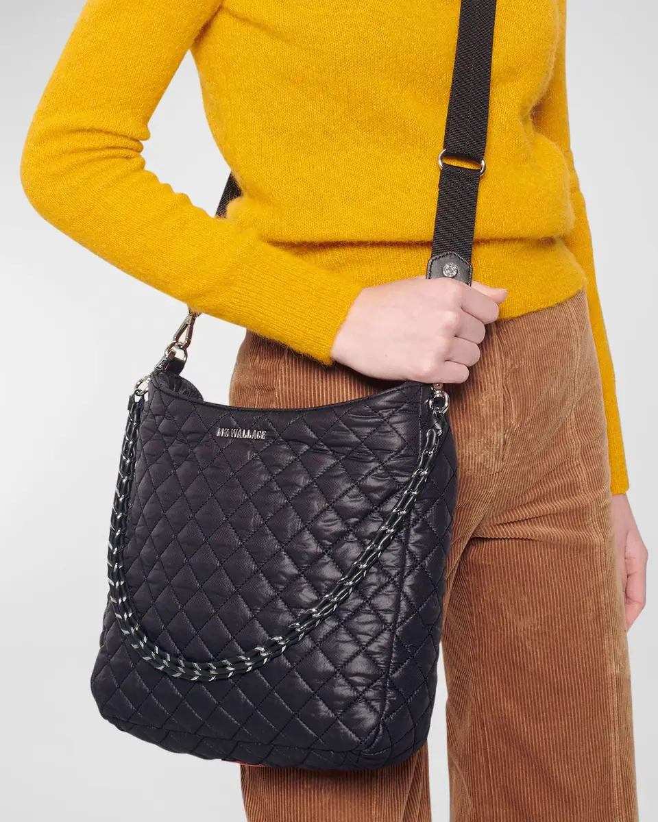 MZ Wallace Crosby Quilted Hobo Shoulder Bag | Thumbnail 4 MZ Wallace Crosby Quilted Hobo Shoulder Bag | Thumbnail 4