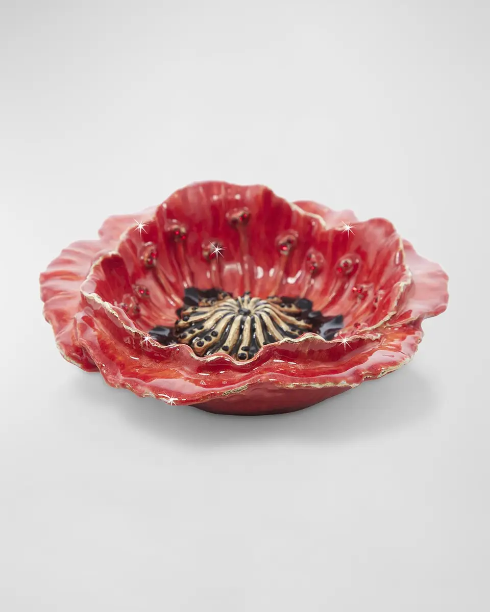 Jay Strongwater Poppy Trinket Tray | Thumbnail 3 Jay Strongwater Poppy Trinket Tray | Thumbnail 3
