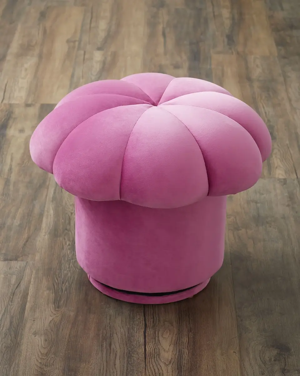 Haute House Mushroom Swivel Ottoman | Image 1 Haute House Mushroom Swivel Ottoman | Image 1