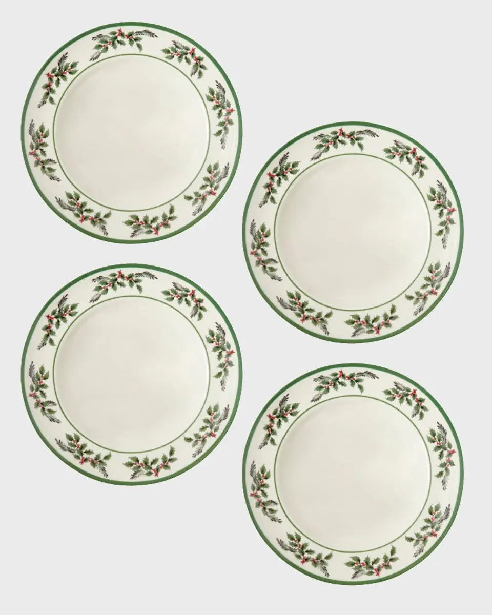 Spode Holly Dinner Plates, Set of 4 | Thumbnail 2