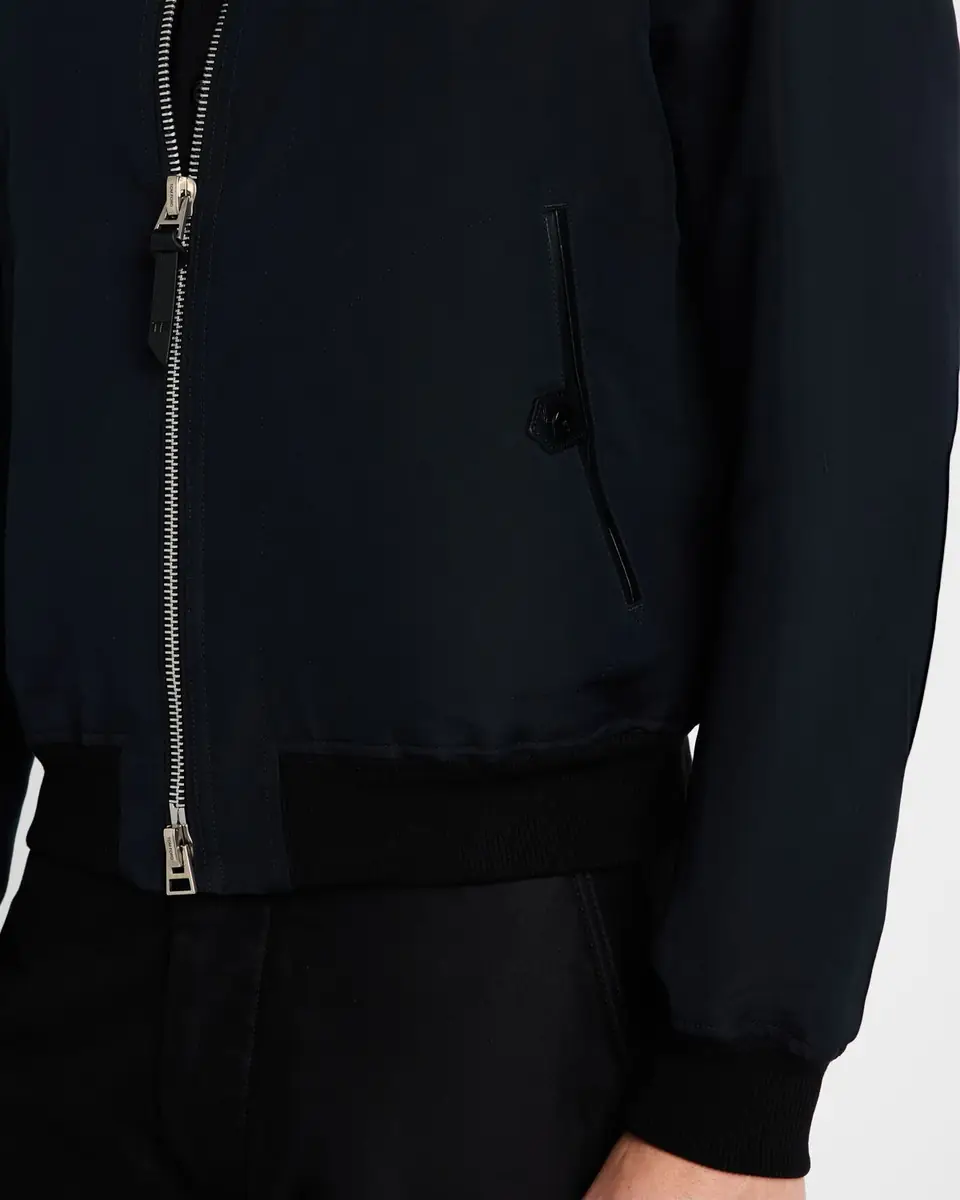 Tom Ford Men's Harrington Fine Poplin Blouson Jacket | Thumbnail 4 Tom Ford Men's Harrington Fine Poplin Blouson Jacket | Thumbnail 4