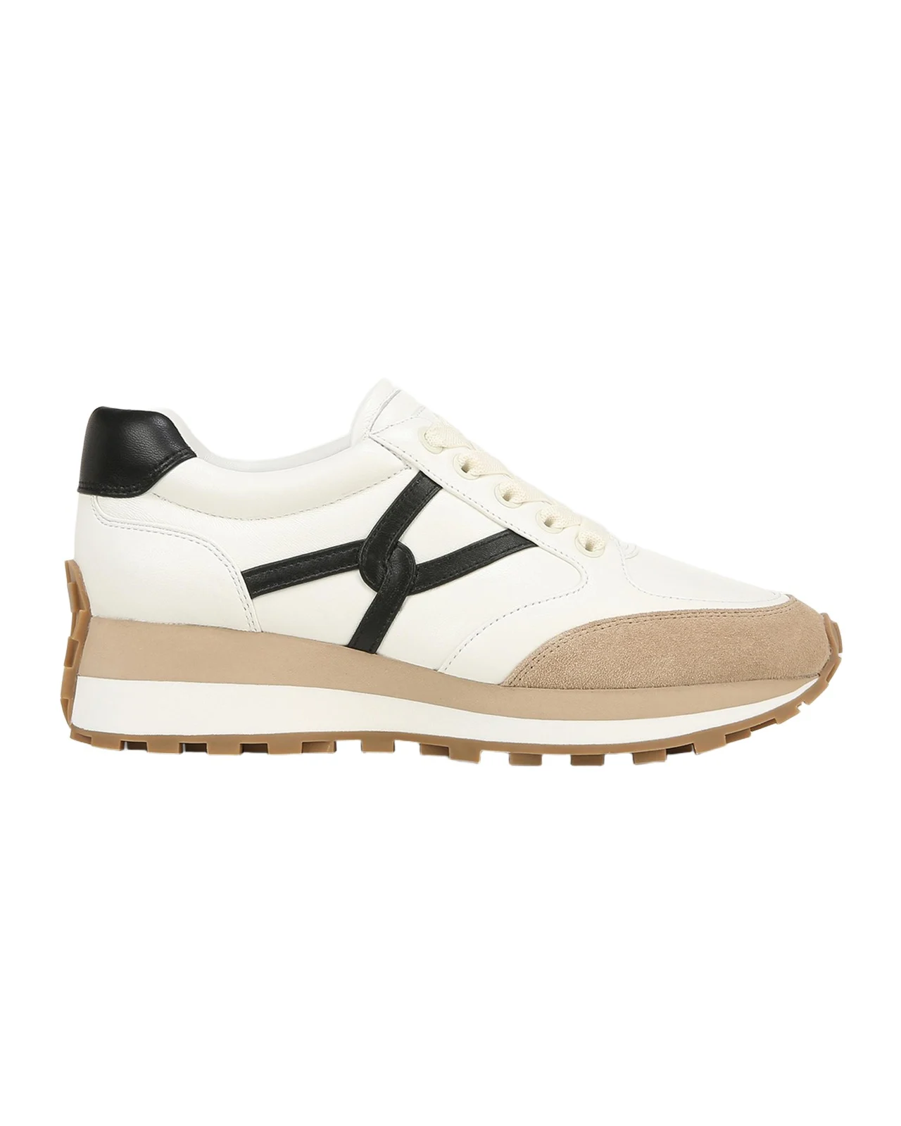 Valentina Mixed Leather Retro Sneakers Valentina Mixed Leather Retro Sneakers