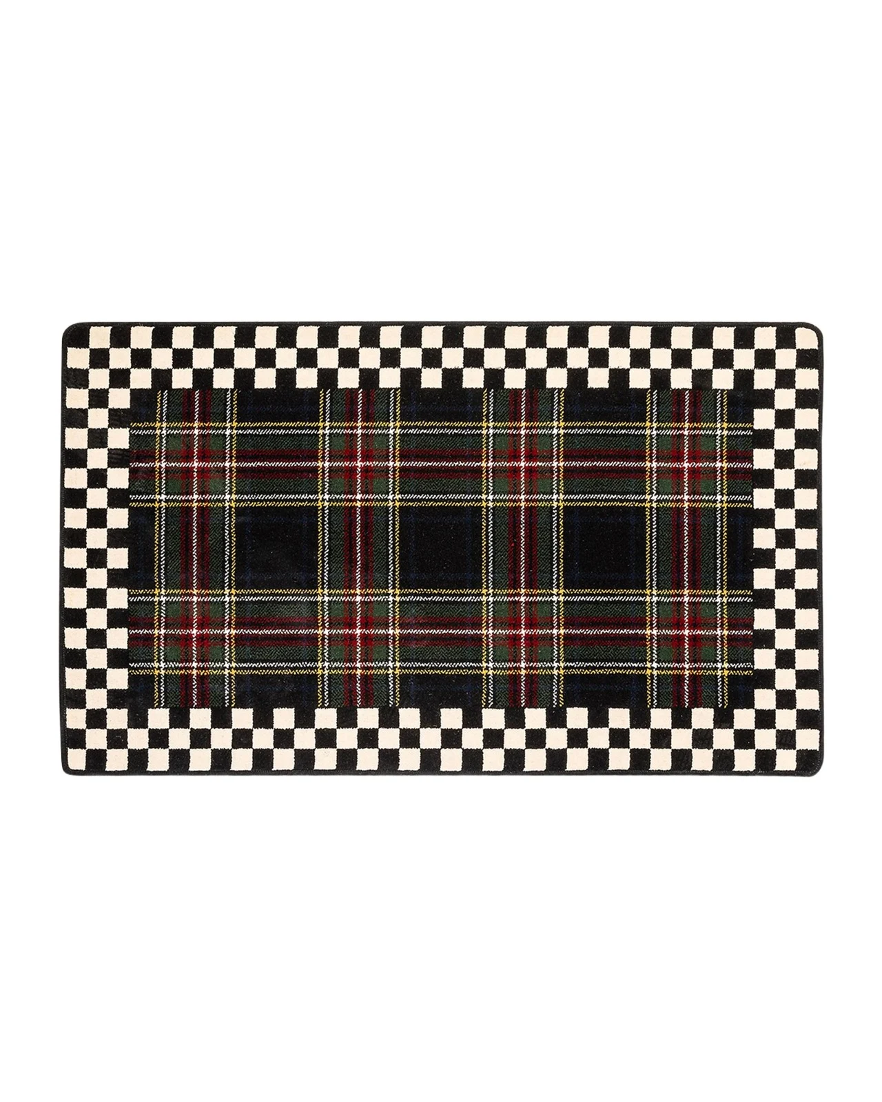 MacKenzie-Childs Stewart Tartan Rug