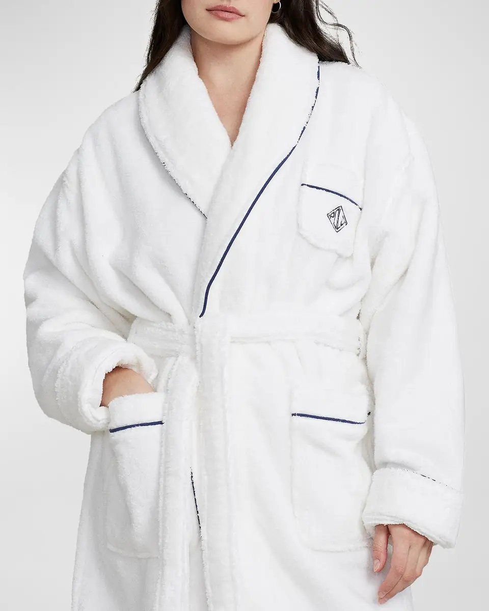 Polo Ralph Lauren The PRL Monogrammed Cotton Robe | Thumbnail 4 Polo Ralph Lauren The PRL Monogrammed Cotton Robe | Thumbnail 4