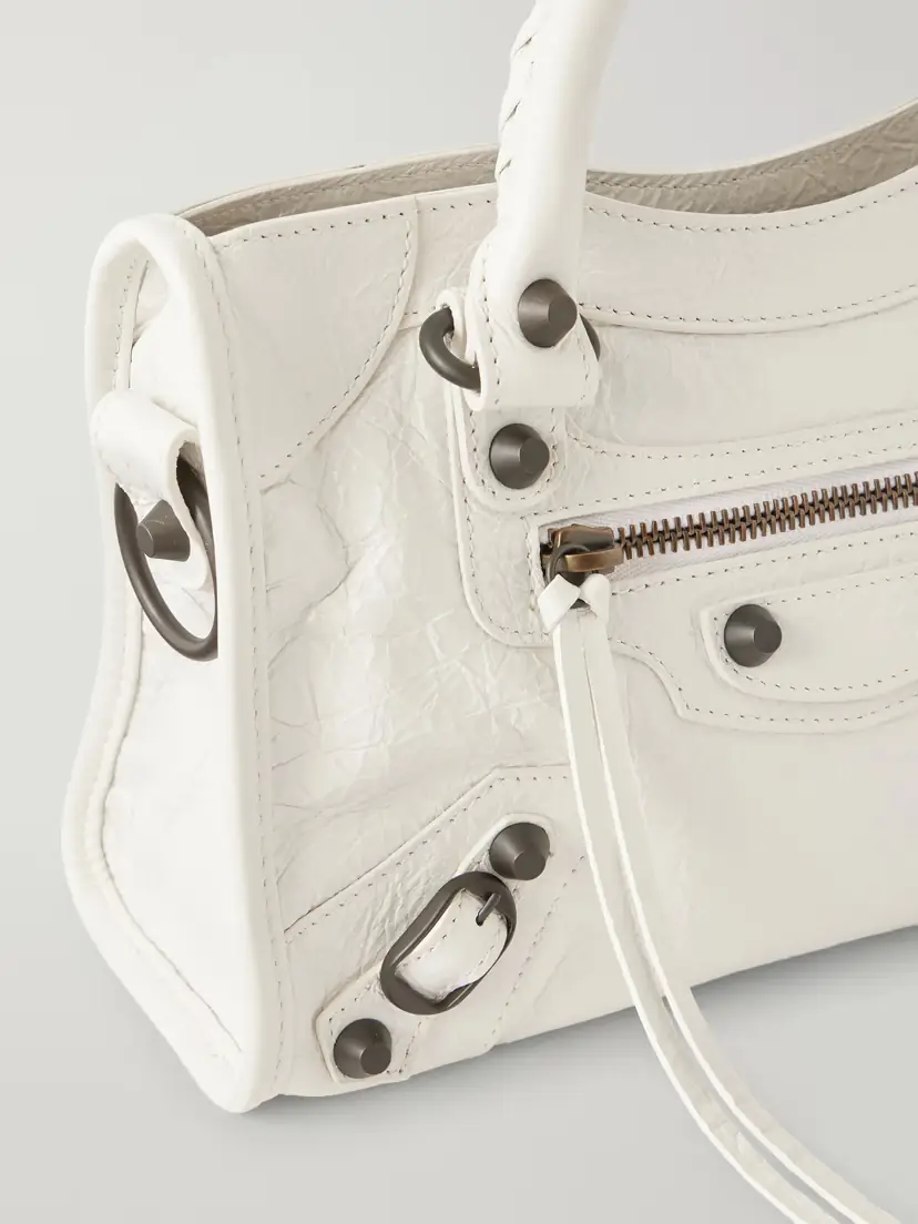 Balenciaga Le City Mini Metallic Leather Shoulder Bag | Thumbnail 5 Balenciaga Le City Mini Metallic Leather Shoulder Bag | Thumbnail 5