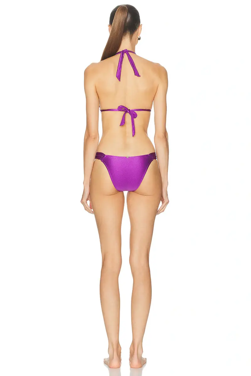 ADRIANA DEGREAS Solid Triangle Bikini Set | Thumbnail 3 ADRIANA DEGREAS Solid Triangle Bikini Set | Thumbnail 3