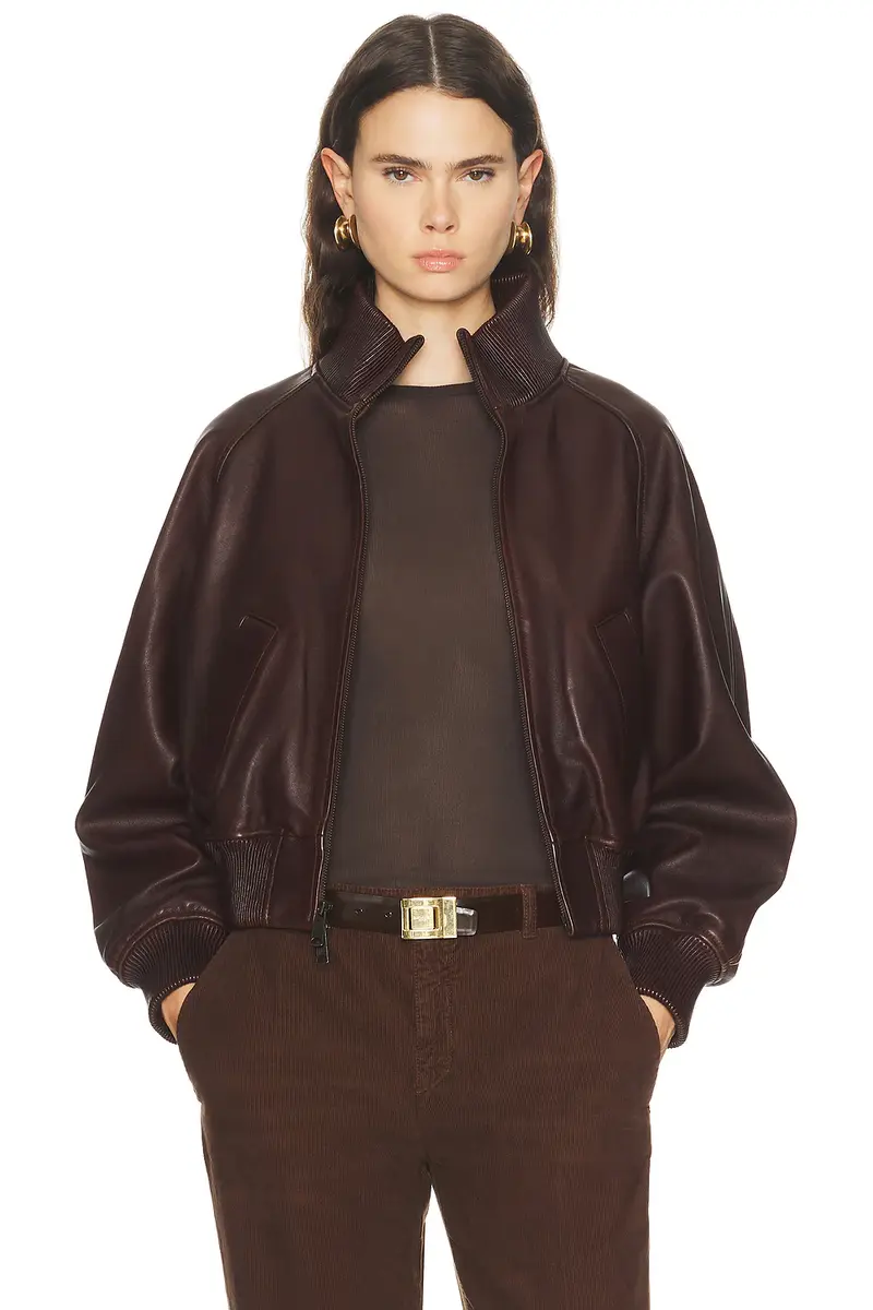Polo Ralph Lauren Leather Bomber Jacket | Thumbnail 2