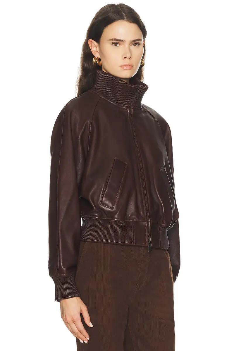 Polo Ralph Lauren Leather Bomber Jacket | Thumbnail 3