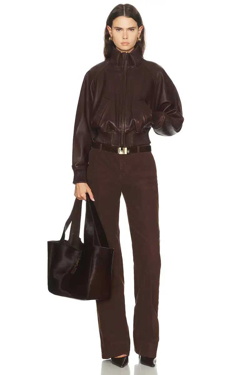 Polo Ralph Lauren Leather Bomber Jacket | Thumbnail 5