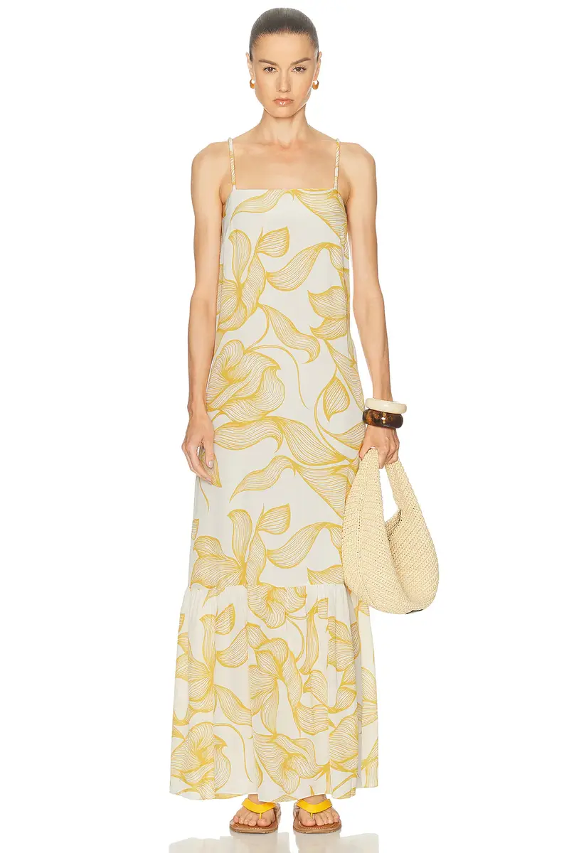 ADRIANA DEGREAS Foliage Maxi Dress | Image 1 ADRIANA DEGREAS Foliage Maxi Dress | Image 1