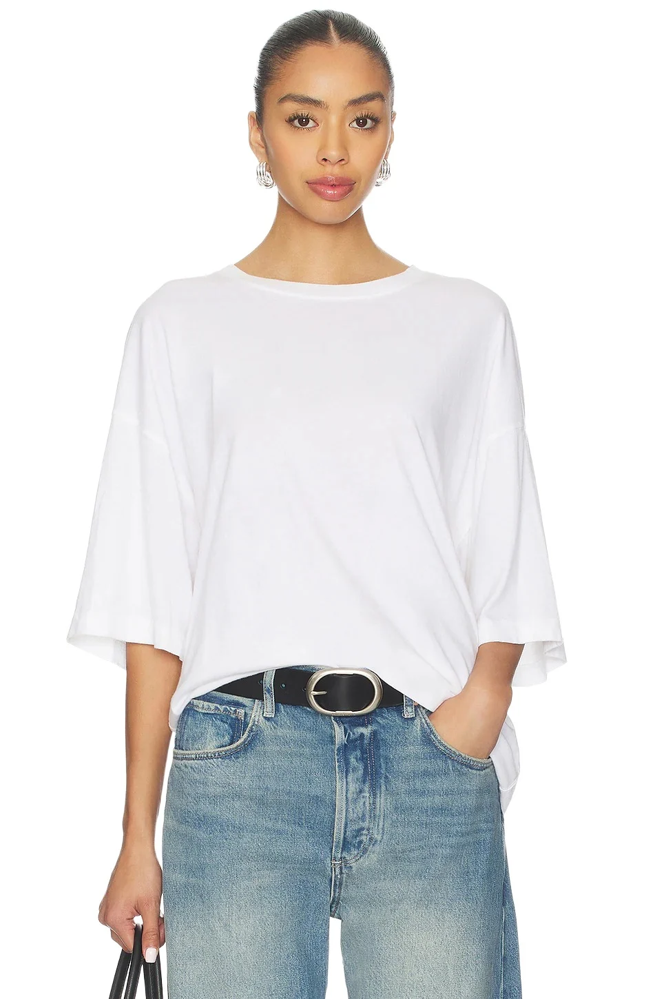 Free People x We The Free Perfect Oversized Tee In White