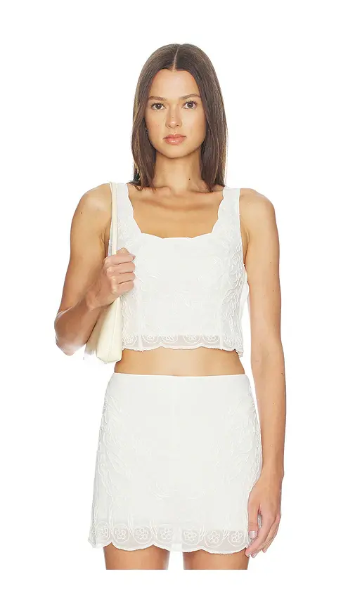 Amanda Uprichard Elisha Top | Image 1 Amanda Uprichard Elisha Top | Image 1