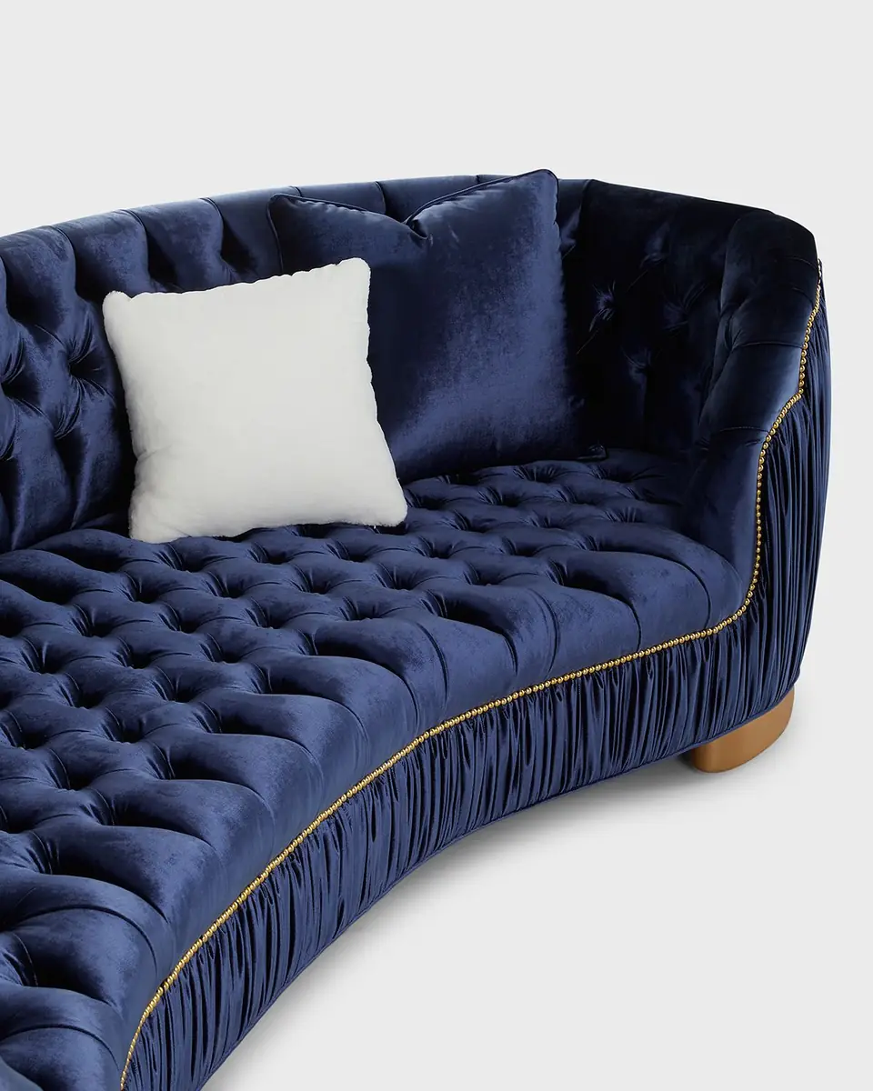 Haute House Emma Curved Sofa, 118.5" | Thumbnail 5 Haute House Emma Curved Sofa, 118.5" | Thumbnail 5