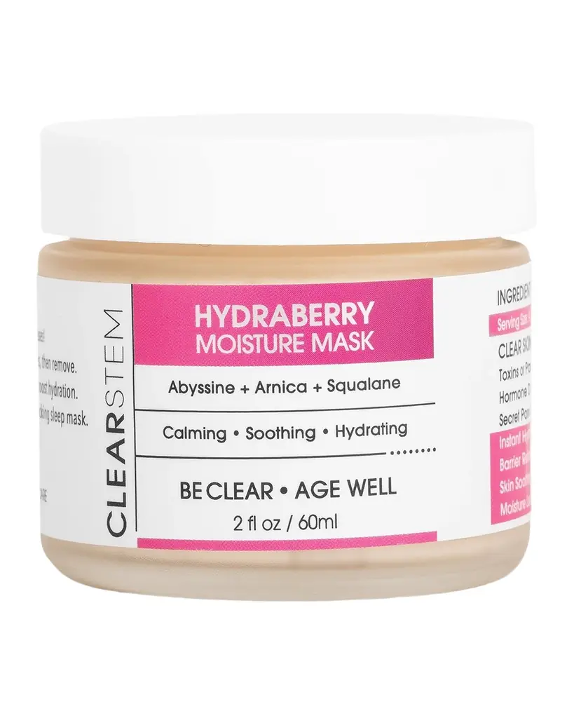 CLEARSTEM Skincare Hydraberry Moisture Mask, 2 oz.