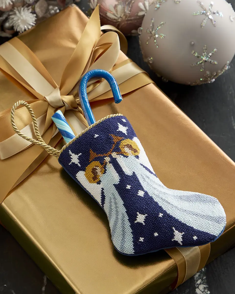 Bauble Stockings x Sainty Nelsen "The Breath of Heaven" Mini Bauble Stocking