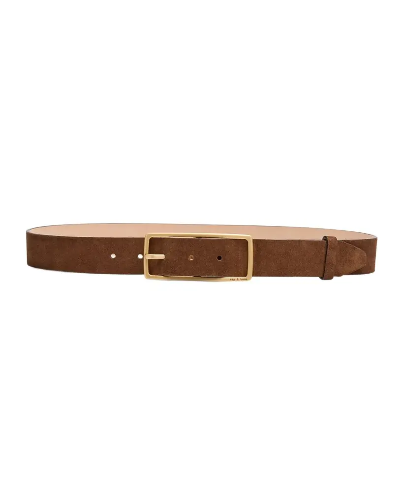 rag & bone Rebound Kid Suede & Nickel Belt | Image 1 rag & bone Rebound Kid Suede & Nickel Belt | Image 1