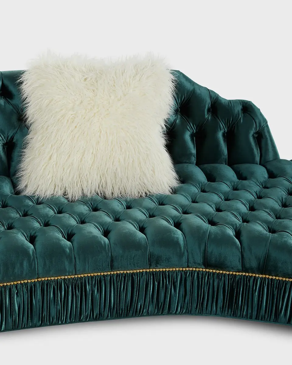 Haute House Ava 118" Chaise-Style Sofa | Thumbnail 6 Haute House Ava 118" Chaise-Style Sofa | Thumbnail 6