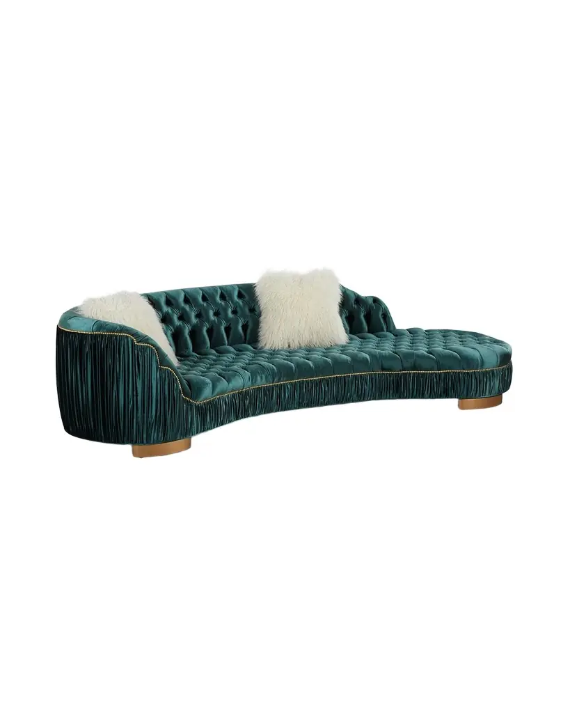 Haute House Ava 118" Chaise-Style Sofa | Image 1 Haute House Ava 118" Chaise-Style Sofa | Image 1