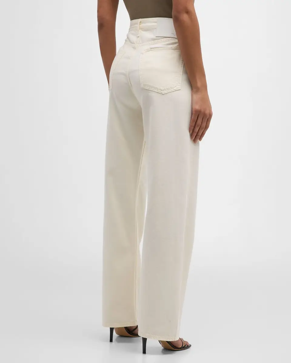 rag & bone Featherweight Logan Mid-Rise Wide Jeans | Thumbnail 6