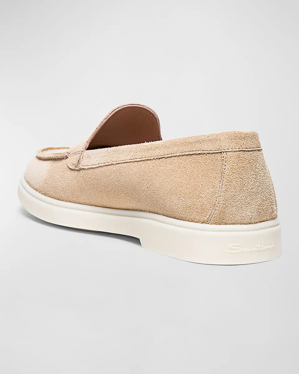 Santoni Yaltamoc Suede Slip-On Loafers | Thumbnail 3