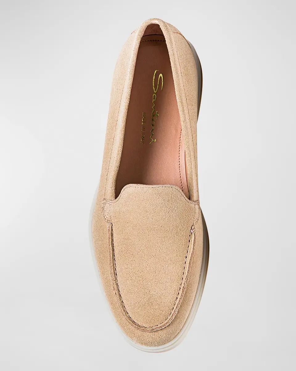 Santoni Yaltamoc Suede Slip-On Loafers | Thumbnail 4