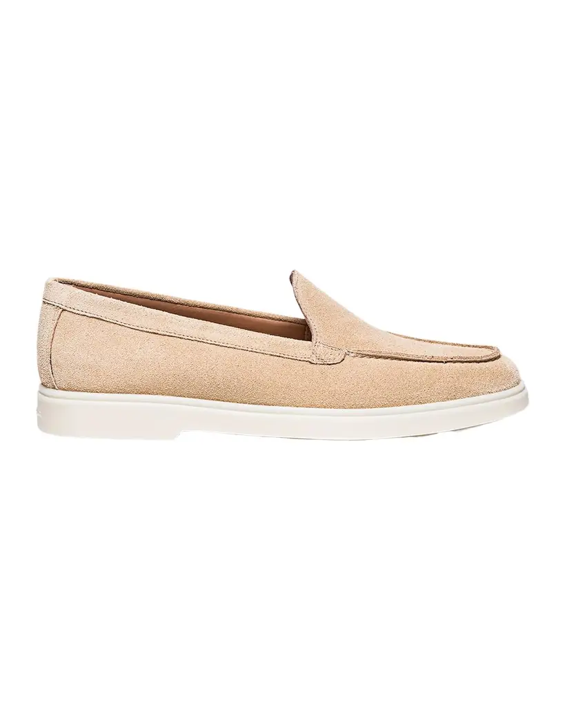 Santoni Yaltamoc Suede Slip-On Loafers | Image 1 Santoni Yaltamoc Suede Slip-On Loafers | Image 1