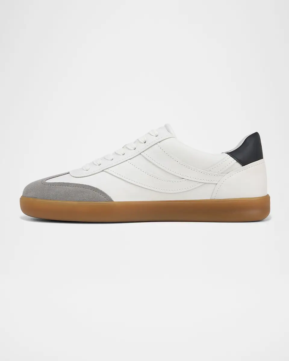 Vince Men's Oasis-M Leather Low-Top Sneakers | Thumbnail 2 Vince Men's Oasis-M Leather Low-Top Sneakers | Thumbnail 2