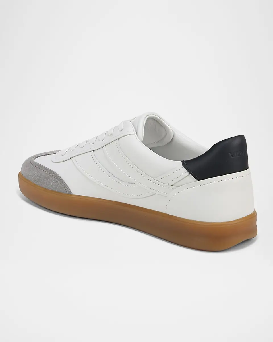 Vince Men's Oasis-M Leather Low-Top Sneakers | Thumbnail 3 Vince Men's Oasis-M Leather Low-Top Sneakers | Thumbnail 3