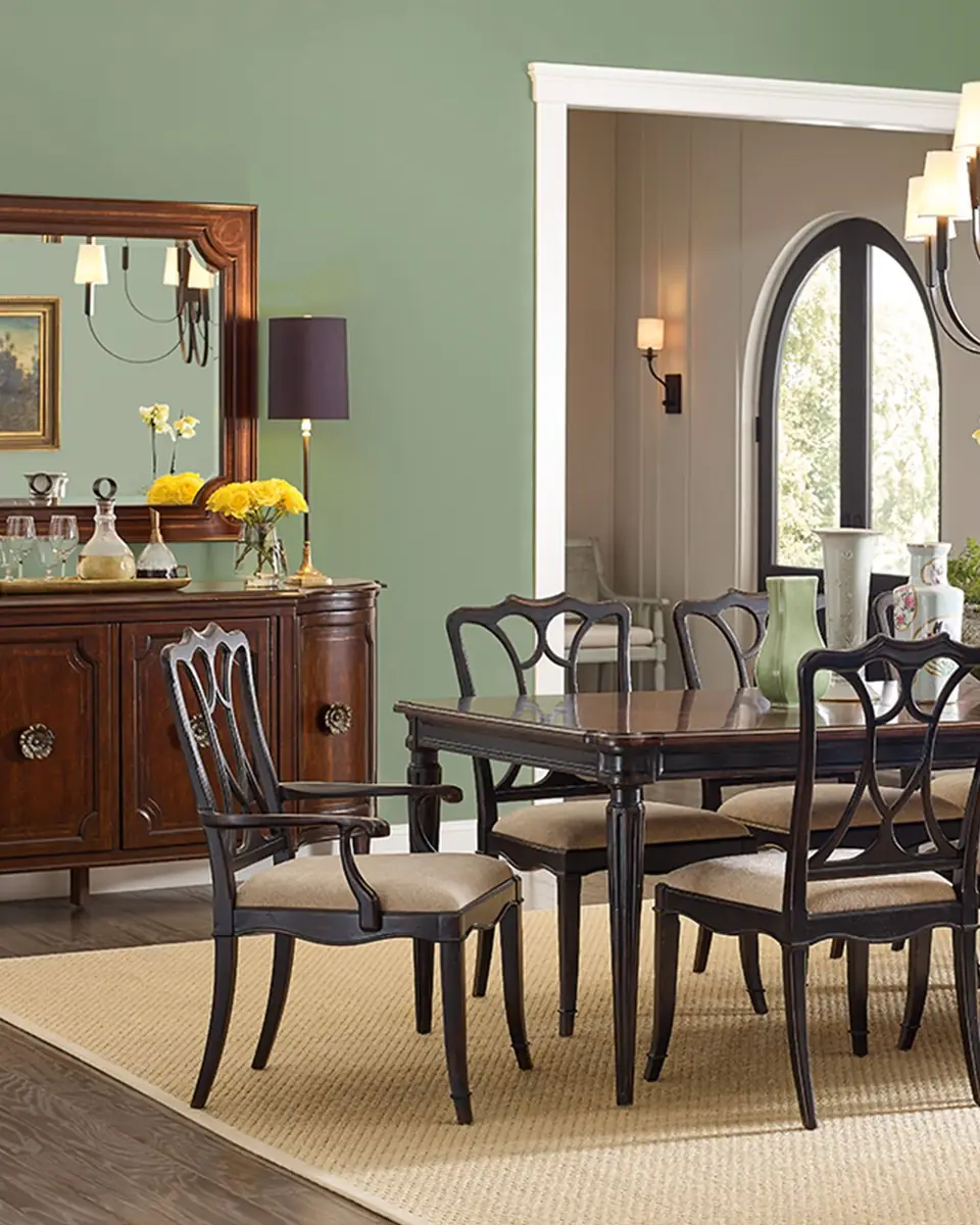 Hooker Furniture Charleston Upholstered Dining Arm Chair | Thumbnail 3 Hooker Furniture Charleston Upholstered Dining Arm Chair | Thumbnail 3