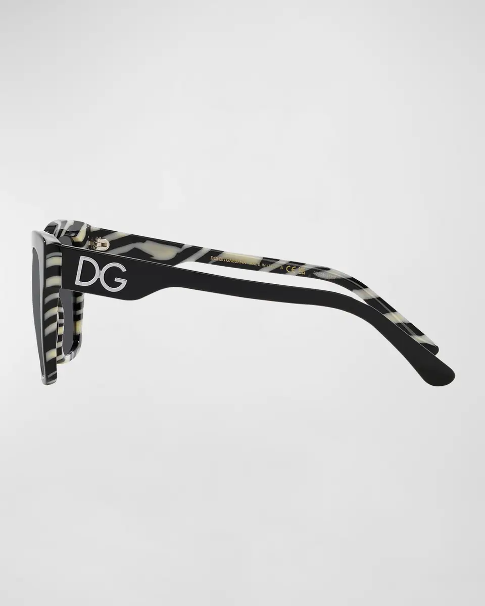 Dolce & Gabbana Mirrored DG Acetate Square Sunglasses | Thumbnail 2 Dolce & Gabbana Mirrored DG Acetate Square Sunglasses | Thumbnail 2