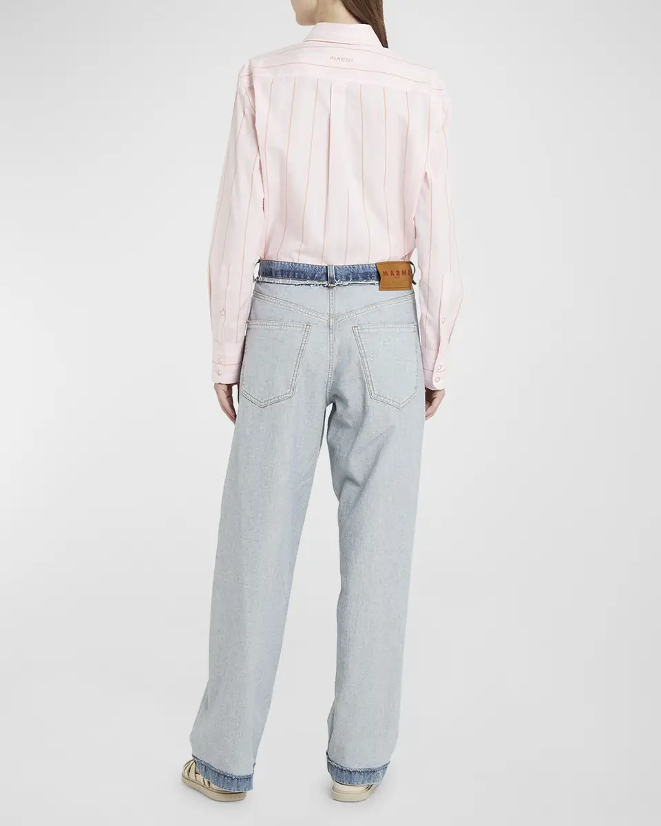 Marni Low-Waisted Reverse Jeans | Thumbnail 6