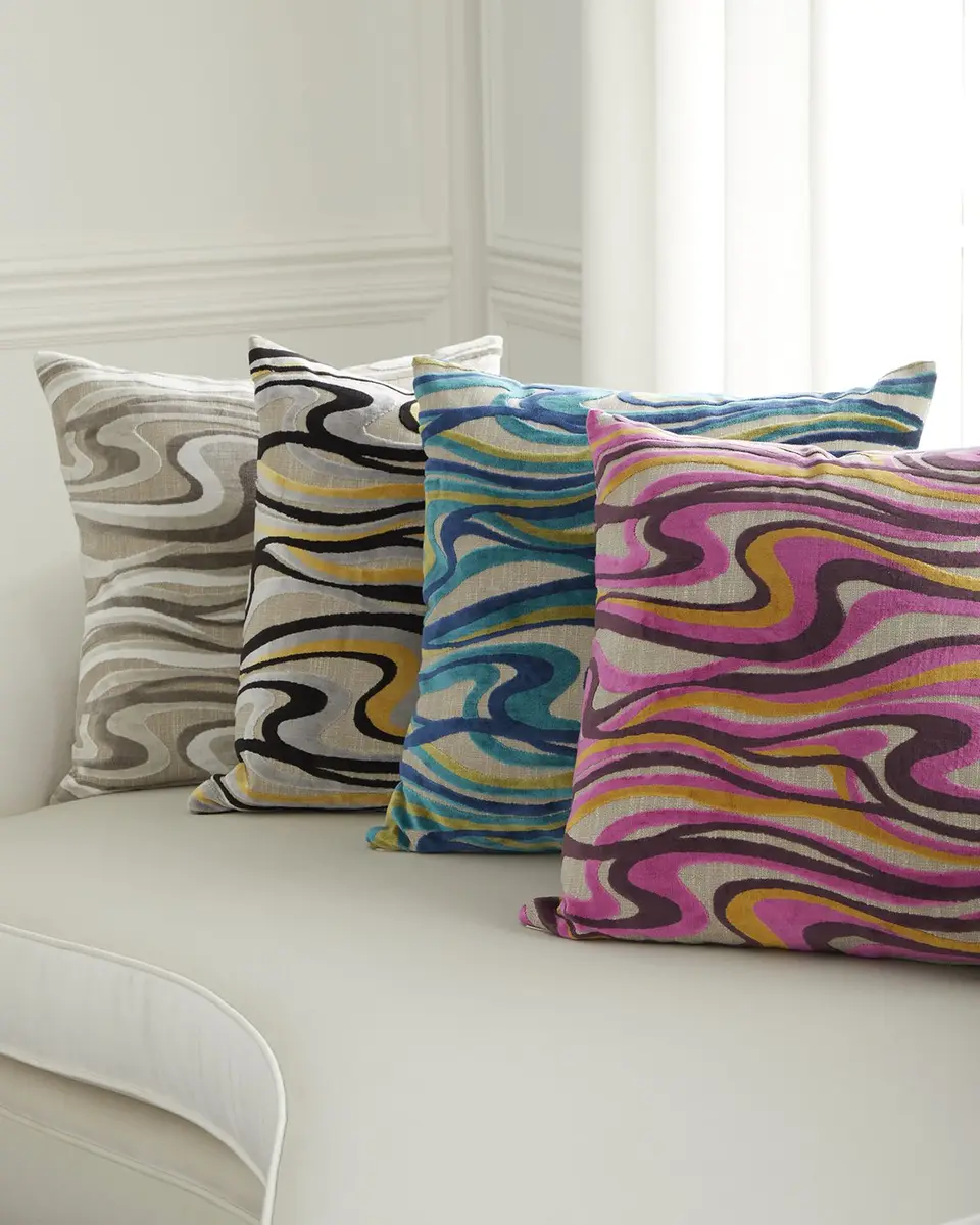 D.V. KAP Home Sway Pillow, 24" Square | Image 1 D.V. KAP Home Sway Pillow, 24" Square | Image 1