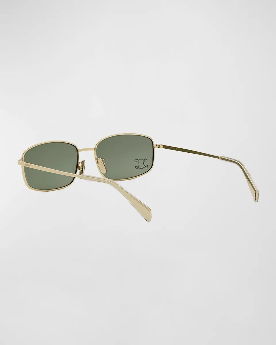 Celine Embellished Triomphe Metal Rectangle Sunglasses | Thumbnail 2 Celine Embellished Triomphe Metal Rectangle Sunglasses | Thumbnail 2