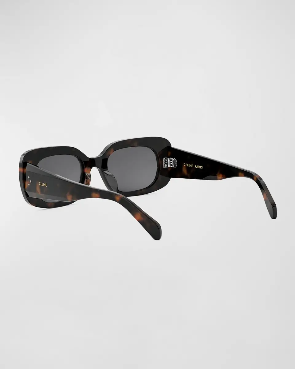 Celine Bold 3 Dots Acetate Rectangle Sunglasses | Thumbnail 2 Celine Bold 3 Dots Acetate Rectangle Sunglasses | Thumbnail 2
