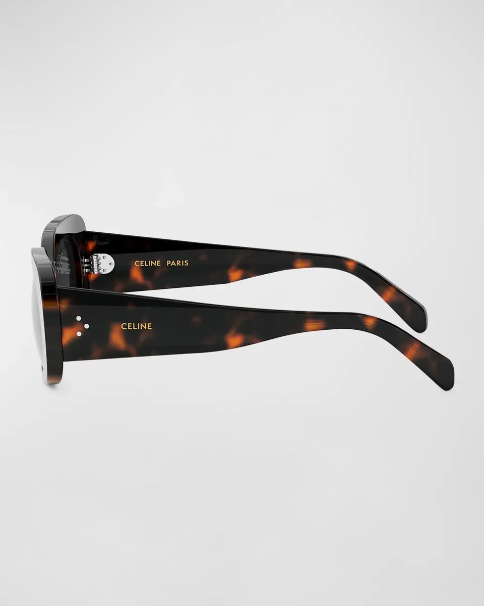 Celine Bold 3 Dots Acetate Rectangle Sunglasses | Thumbnail 4 Celine Bold 3 Dots Acetate Rectangle Sunglasses | Thumbnail 4