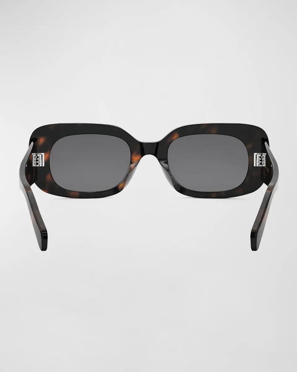 Celine Bold 3 Dots Acetate Rectangle Sunglasses | Thumbnail 5 Celine Bold 3 Dots Acetate Rectangle Sunglasses | Thumbnail 5