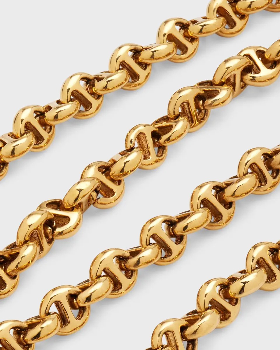 Hoorsenbuhs 18K Yellow Gold 5mm Necklace with Diamond Toggle | Thumbnail 3
