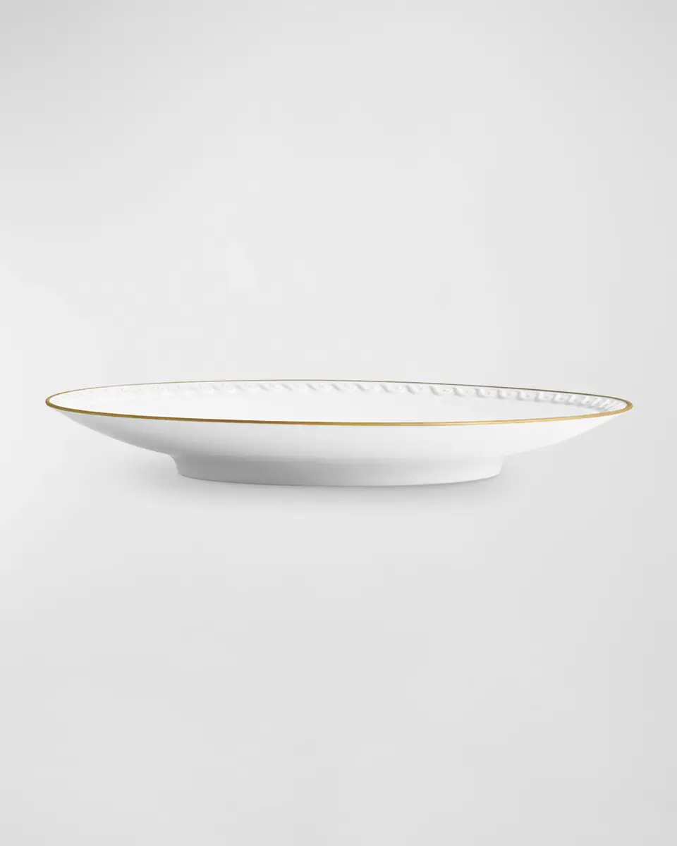 L'Objet Neptune 24K Gold-Rimmed Dessert Plate | Thumbnail 2 L'Objet Neptune 24K Gold-Rimmed Dessert Plate | Thumbnail 2