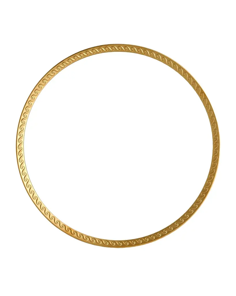 L'Objet Neptune 24K Gold-Rimmed Charger